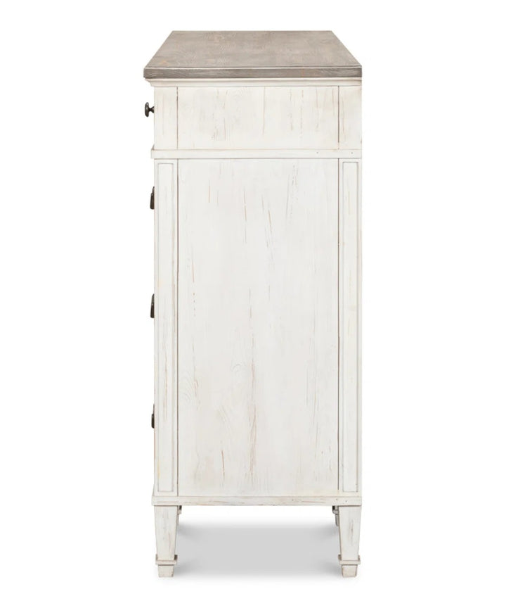 Sarreid Ltd 12 Drawer Solid Wood Dresser
