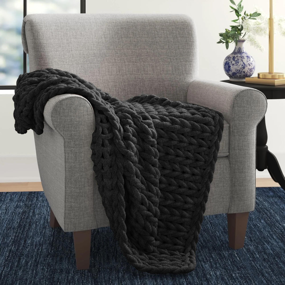 Zariyah Knitted Throw Blanket