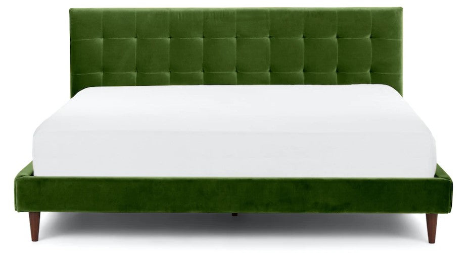 Sven Grass Green King Bed