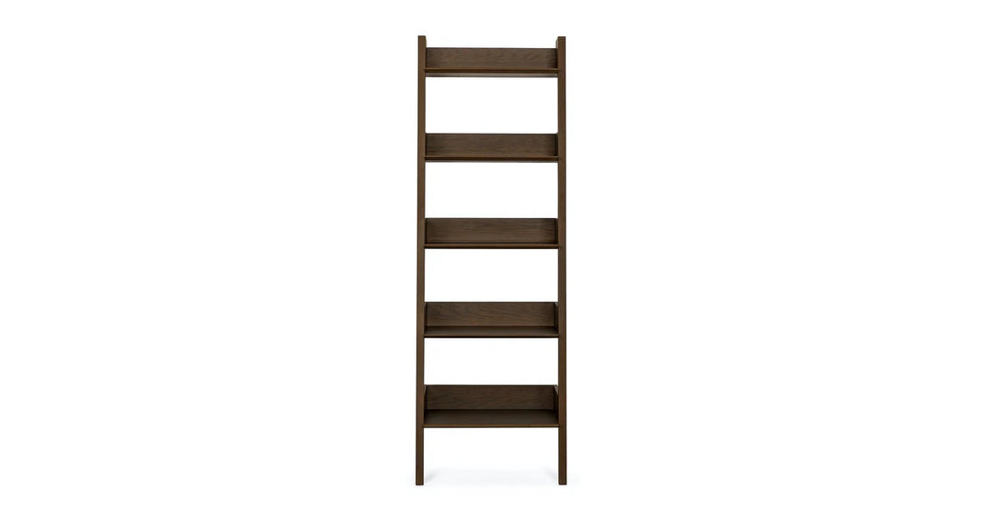 Fantol Dark Oak Narrow Bookcase