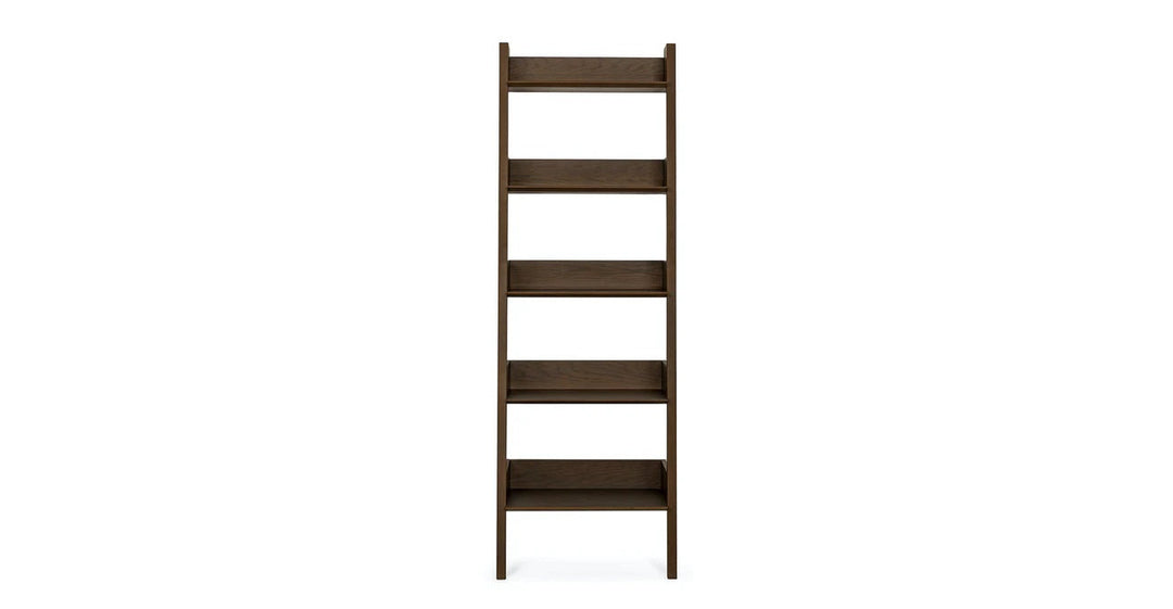 Fantol Dark Oak Narrow Bookcase
