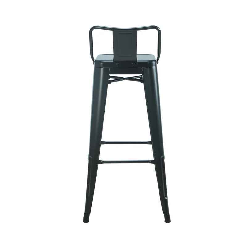 Saltash Counter Stool with Metal Frame-Set of 4