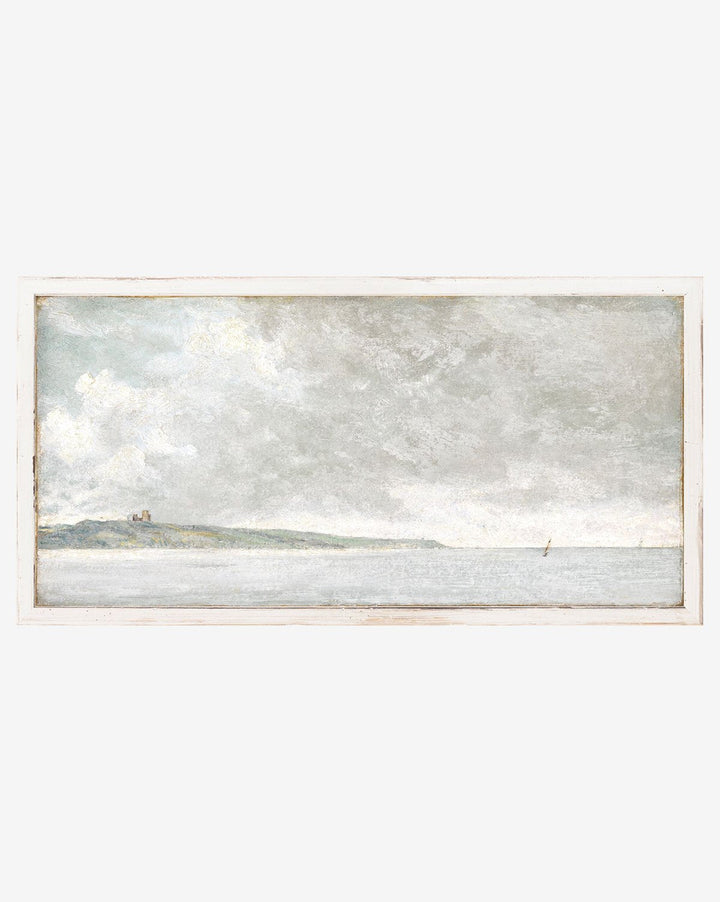 Gloomy Seas With Frame-16.25"x8.25"