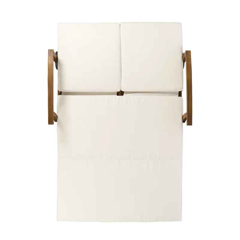 Reisterstown 79.25 Long Reclining Acacia Double Chaise