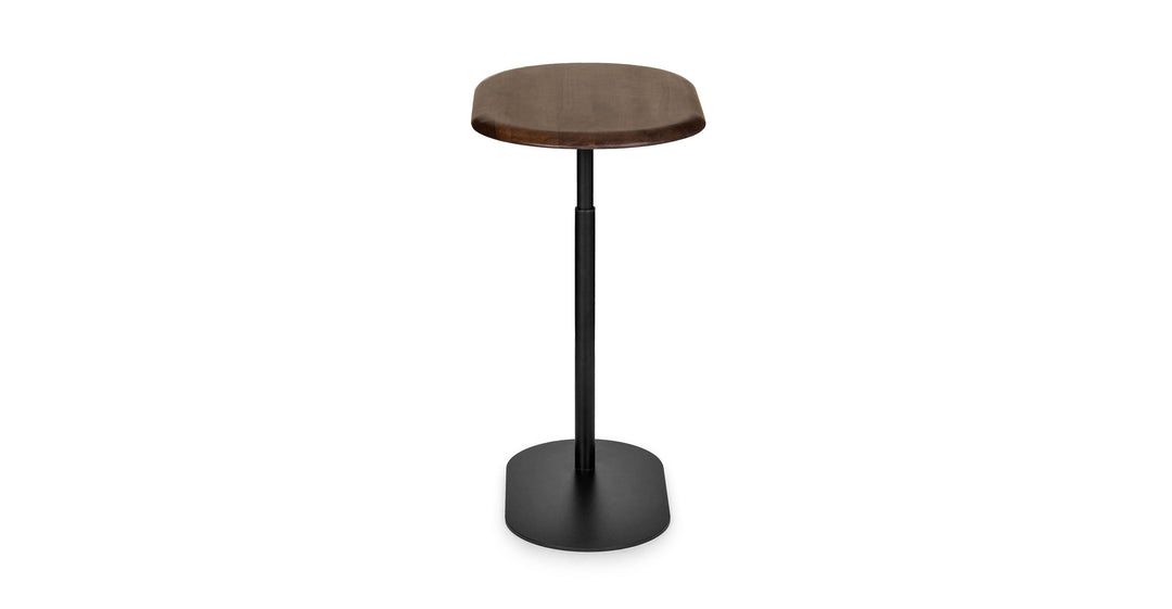 Portima Walnut Adjustable Side Table