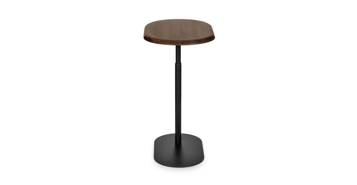Portima Walnut Adjustable Side Table