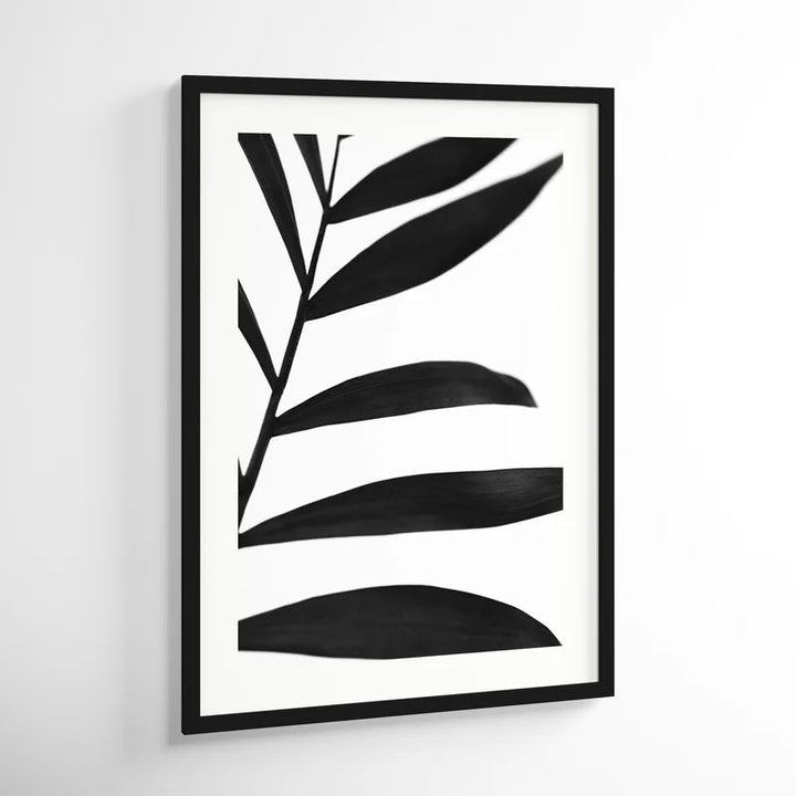 Black Palms Picture Frame Painting Print With Frame-31.38"x43.38"