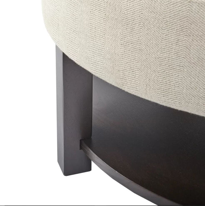 Darell Tufted Round Storage Ottoman