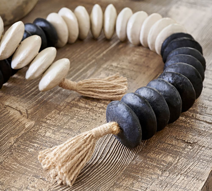 Two Tone Terra Cotta Beaded Garland