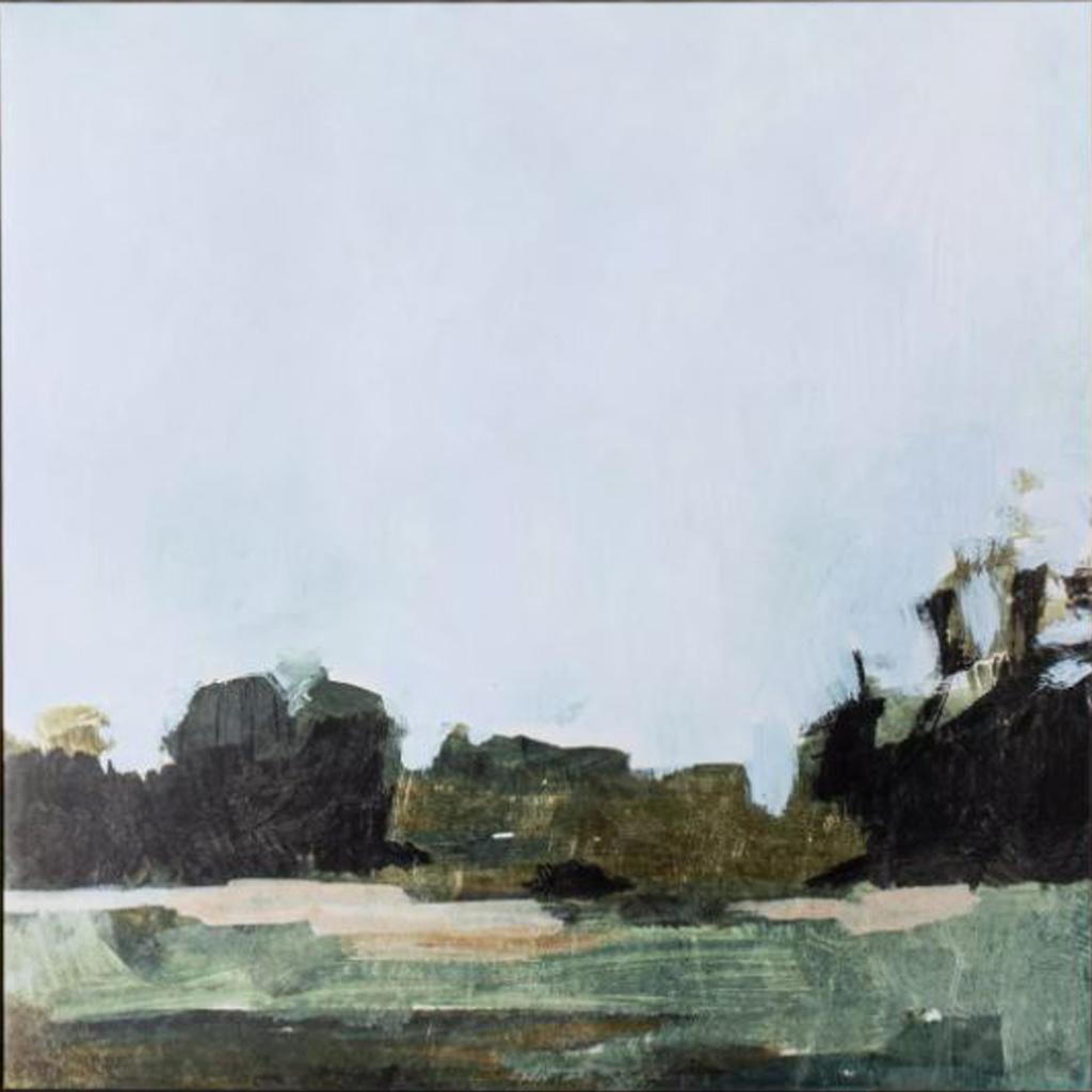 Treeline Abstract Canvas With Frame