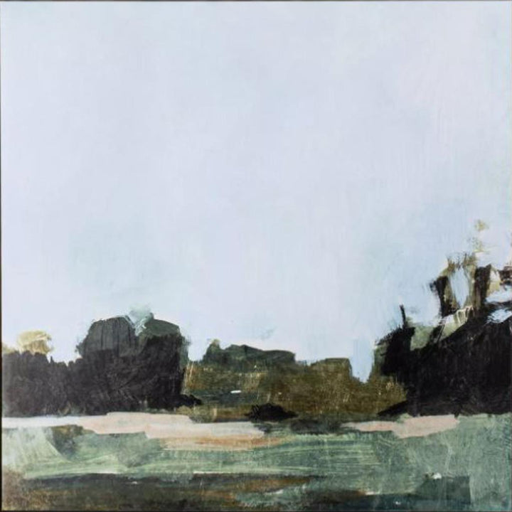 Treeline Abstract Canvas With Frame