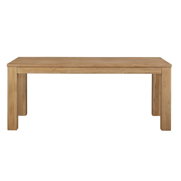 Bozrah 75 Acacia Solid Wood Dining Table