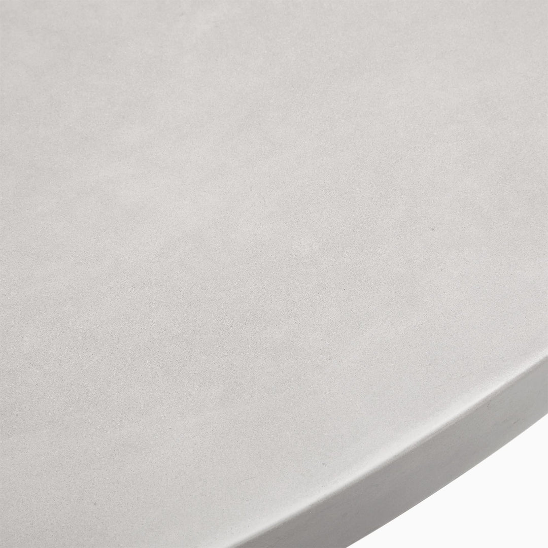 Concrete Pedestal Round Dining Table-32"