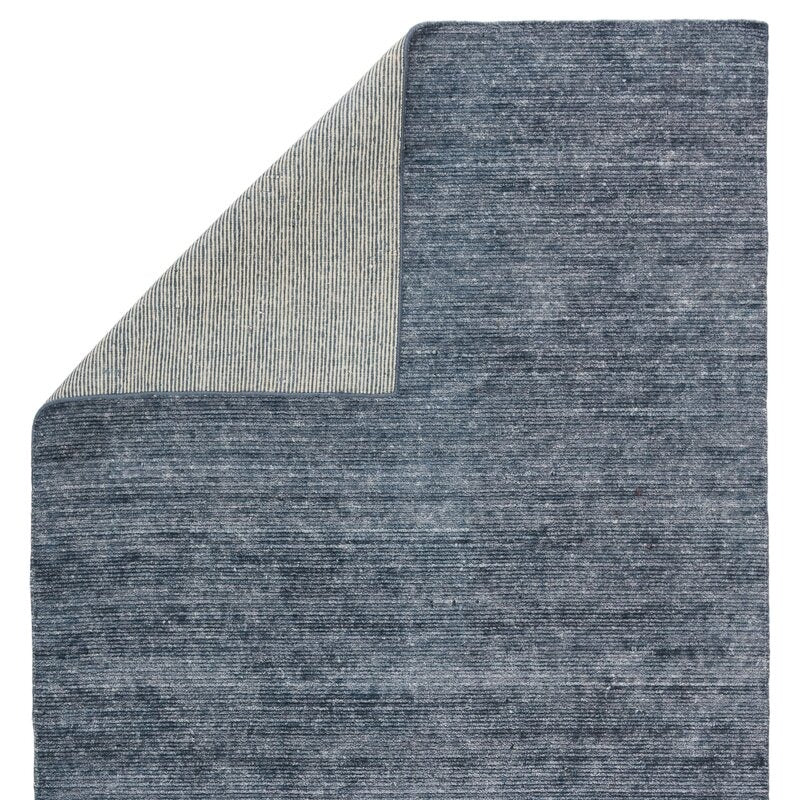 Marinette Handmade Dark Blue Rug