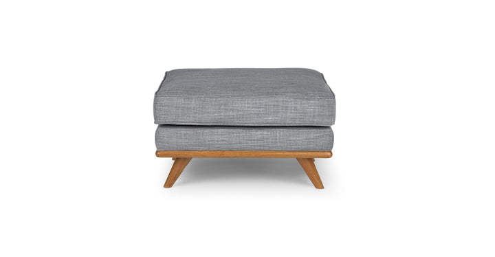 Timber Pebble Gray Ottoman