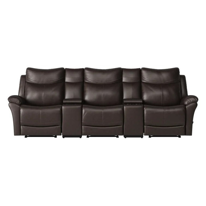 Cheryll Home Theater Sofa with Cup Holder