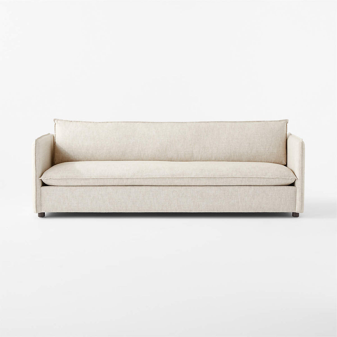 CORROY 92.75" NATURAL LINEN SOFA