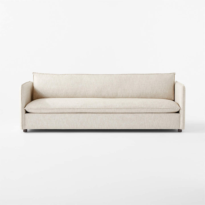 CORROY 92.75" NATURAL LINEN SOFA