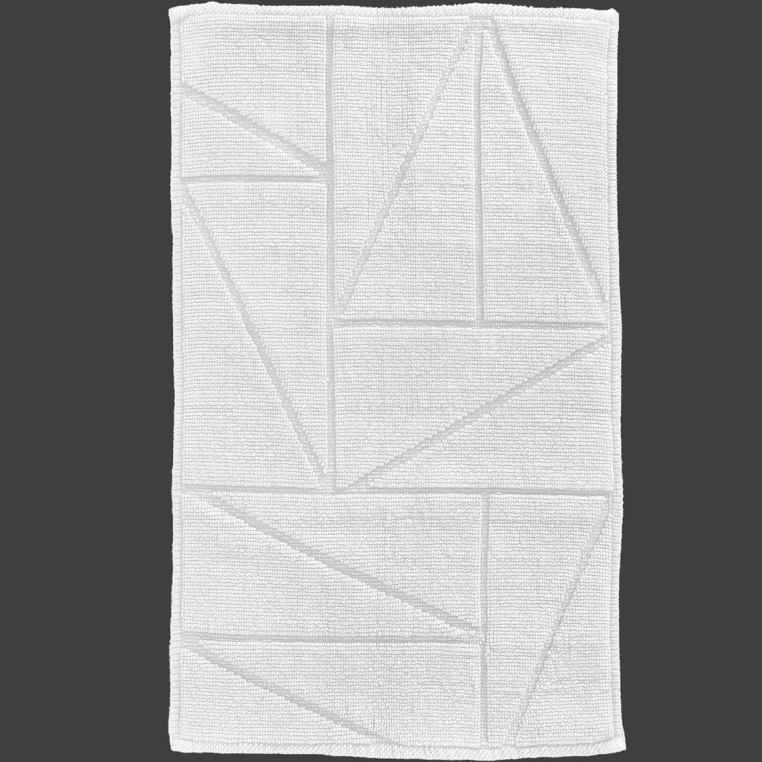 Triangle Sculpted Bath Mat