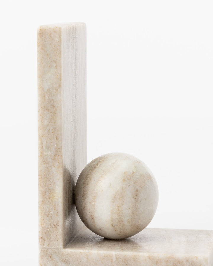 Adar Marble Bookends Set of 2