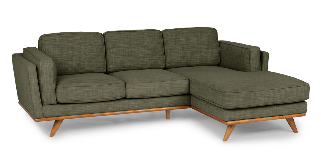 Timber Olio Green Right Sectional