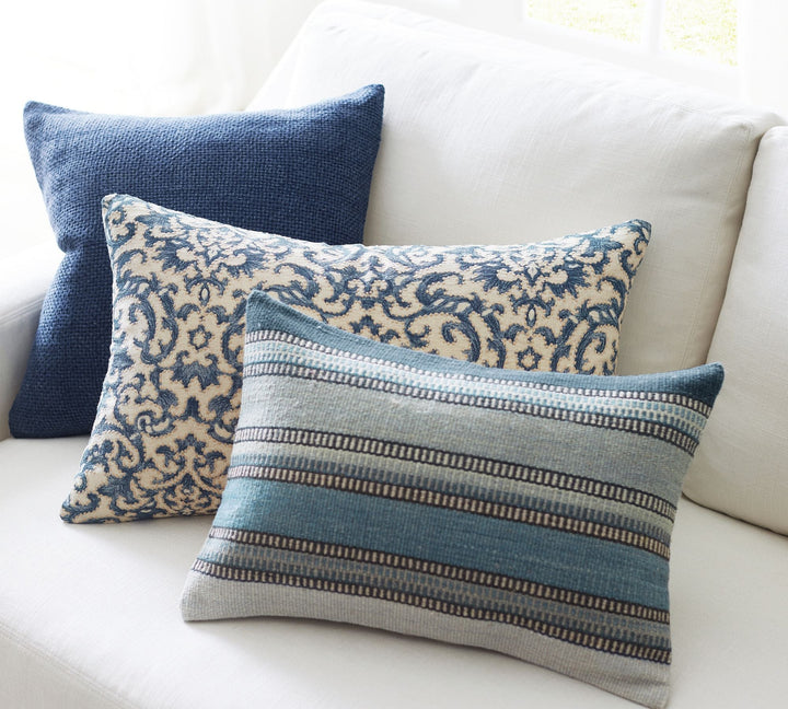 Reilley Embroidered Lumbar Pillow