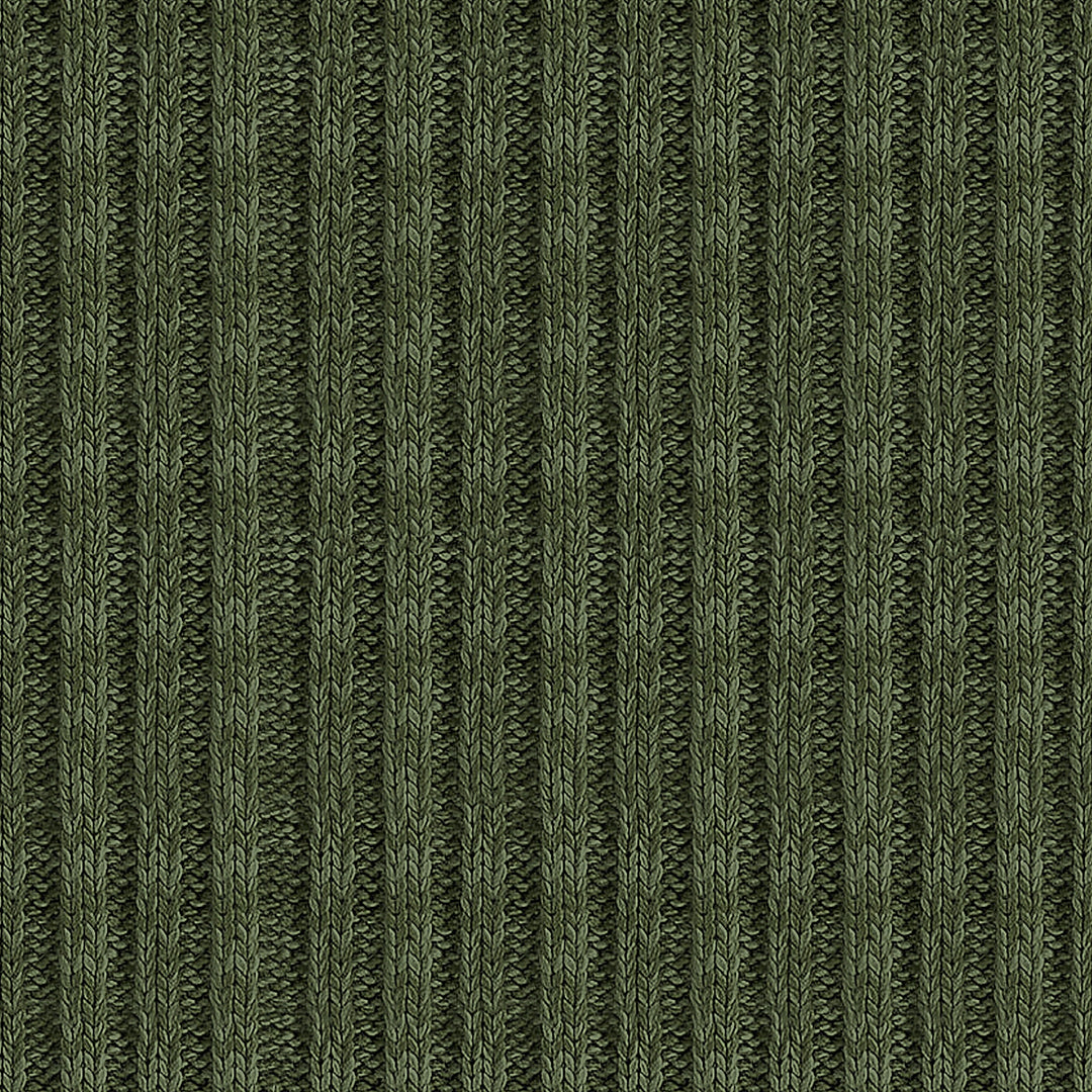 Sweater Knit Green Throw Blanket