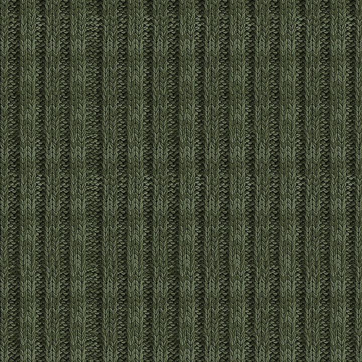 Sweater Knit Green Throw Blanket