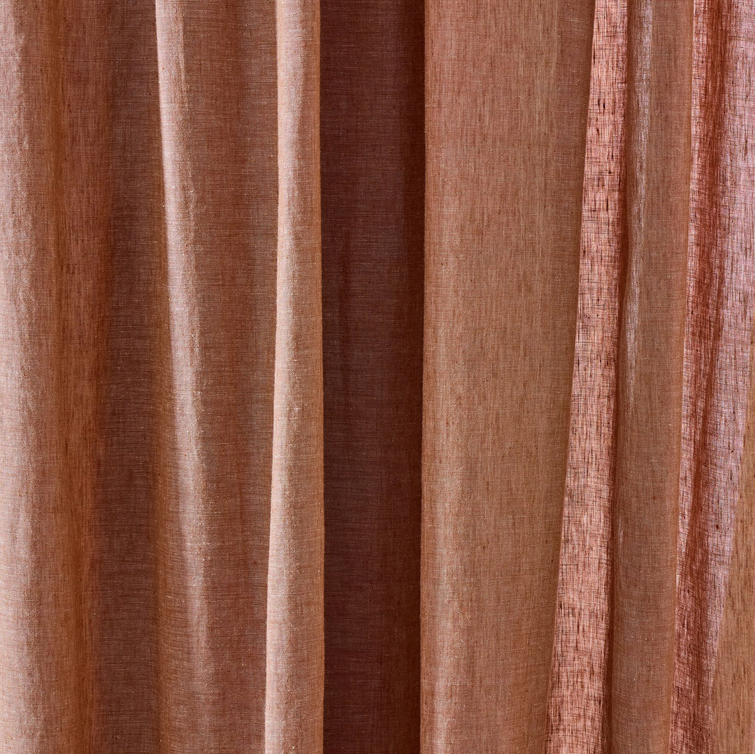 Pleated European Flax Linen Curtain