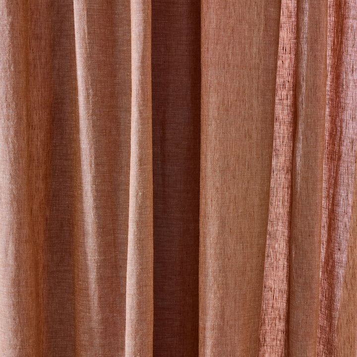 Pleated European Flax Linen Curtain