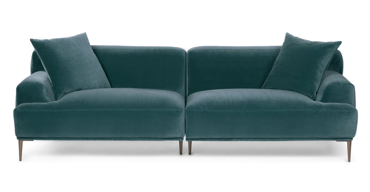 Abisko Plush Pacific Blue Sofa