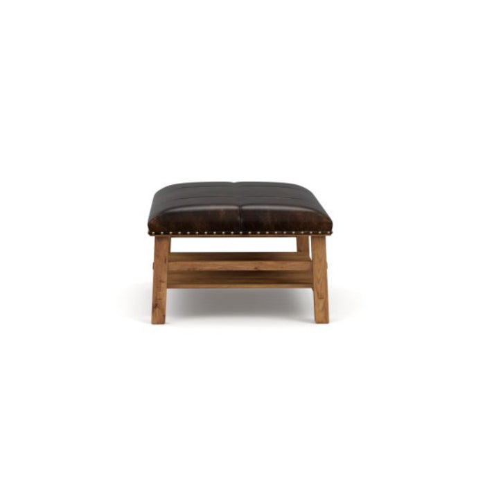 Caden Rectangular Leather Ottoman