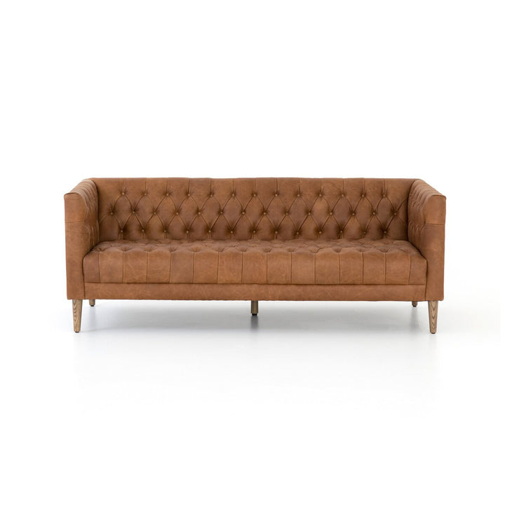 Tailor Leather 90" Sofa