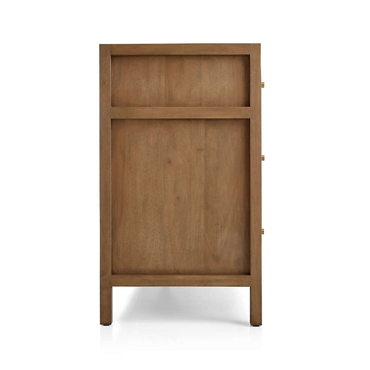 Keane Driftwood 6 Drawer Wood Dresser