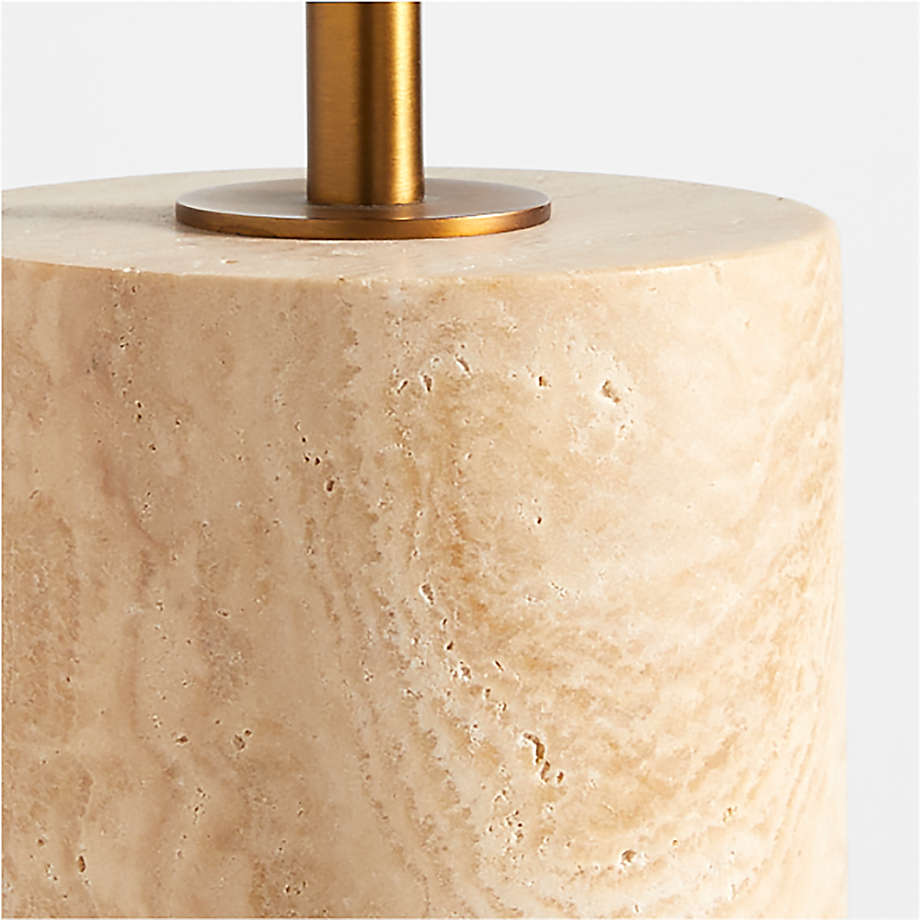 Navagio Travertine Table Lamp