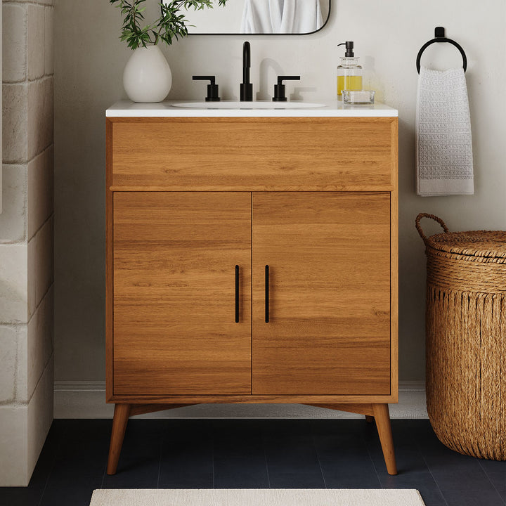 Mid Century Single Bathroom Vanity