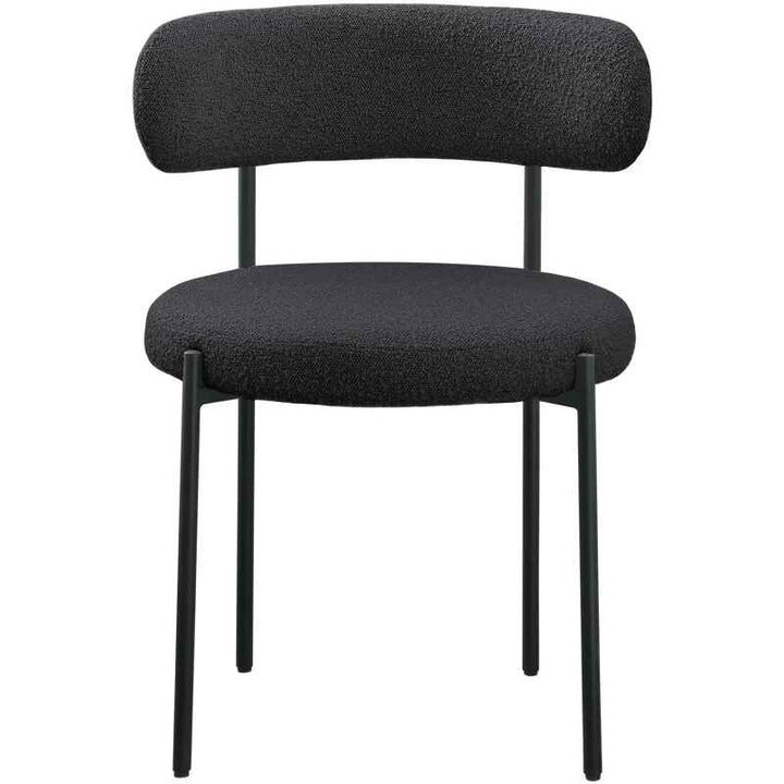 Sherwood Solid Back Boucle Side Chair (Set of 2)