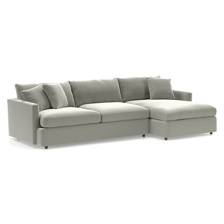 Lounge Deep 2 Piece Sectional Sofa Left Arm Sofa Right Arm Chaise