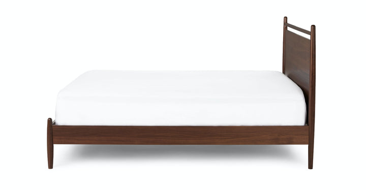 Lenia Panel Walnut Bed-Queen