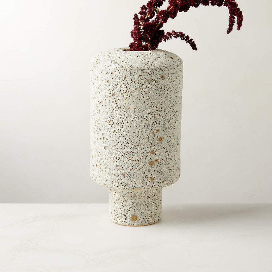 Ceres White Vase