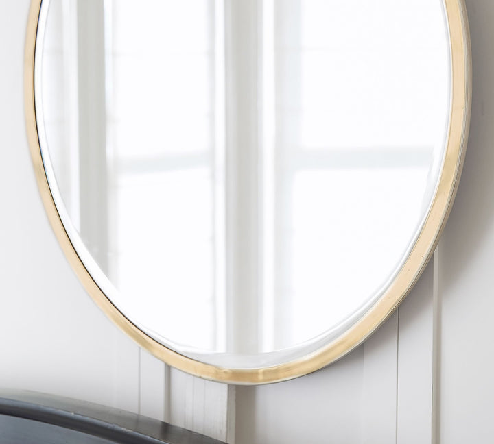 Layne Round Wall Mirror-49"