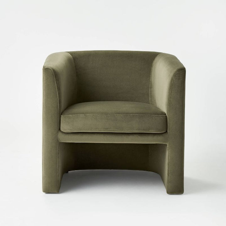 Vernon Upholstered Barrel Accent Chair