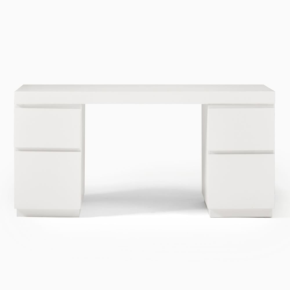 Parsons File Cabinets and Desk Set
