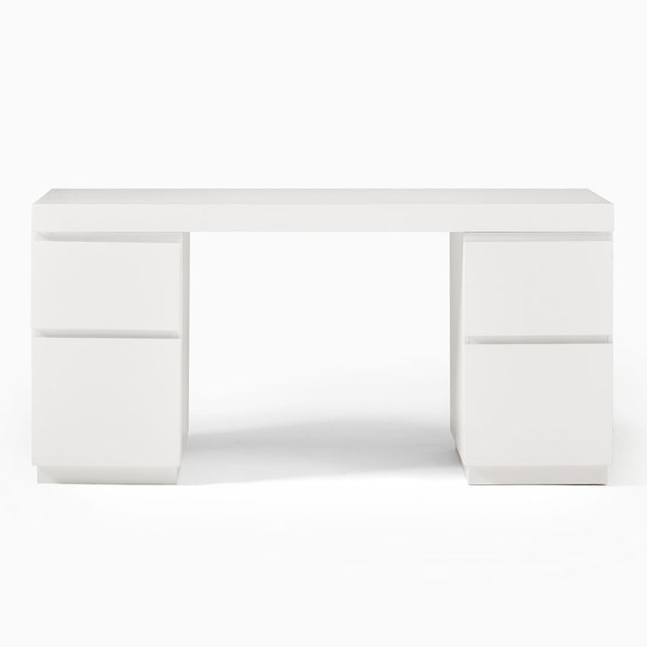 Parsons File Cabinets and Desk Set