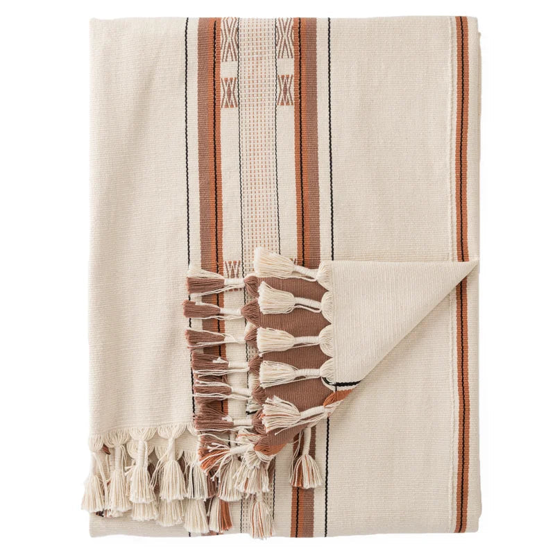 Eves Hand Loomed Tribal Cotton Throw