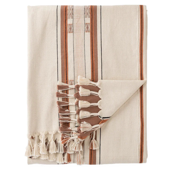 Eves Hand Loomed Tribal Cotton Throw