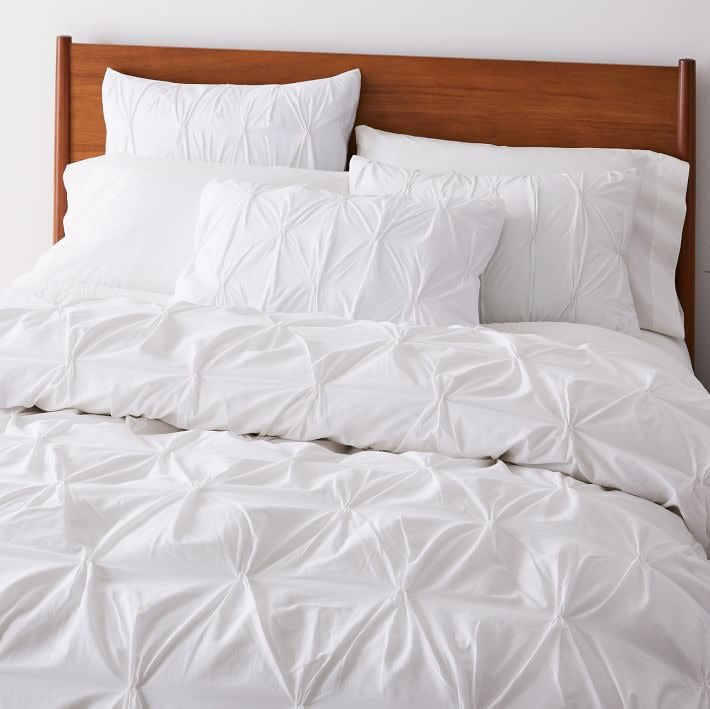 Organic Cotton Pintuck Duvet