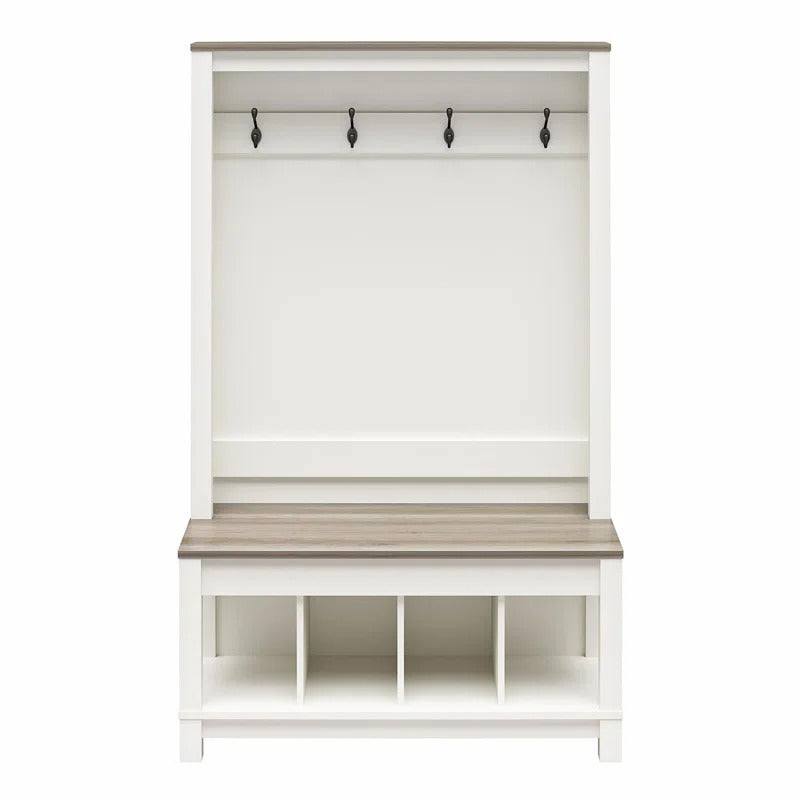 Aremi Hall Tree 40'' Wide with Bench