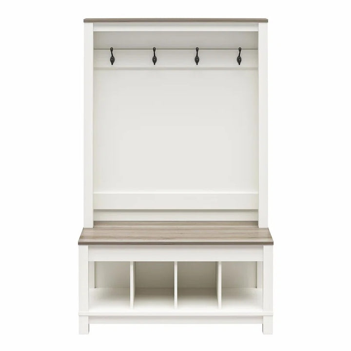 Aremi Hall Tree 40'' Wide with Bench