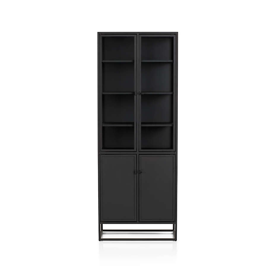 Casement Black Tall Cabinet